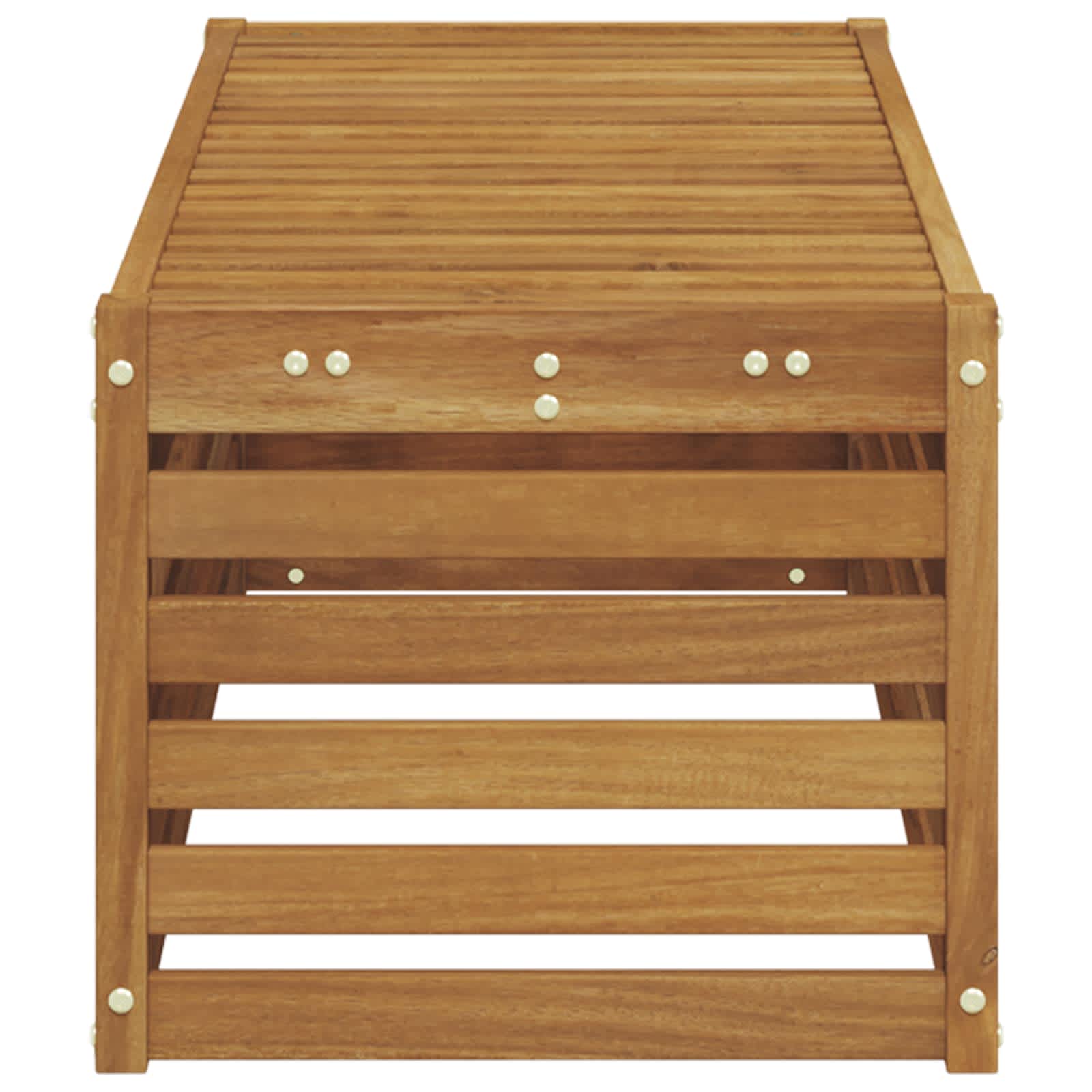 Udendørs Skammel Bænk Naturfarvet 115 x 43 x 37 cm