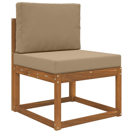 Udendørs Sofa Pude Polyester Gråbrun 60 x 60 cm
