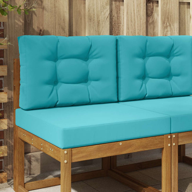 Udendørs Sofa Pude Polyester Turkis 60 x 60 cm