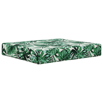 Udendørs Sofa Pude Polyester Bladmønster 60 x 50,5 x 8 cm