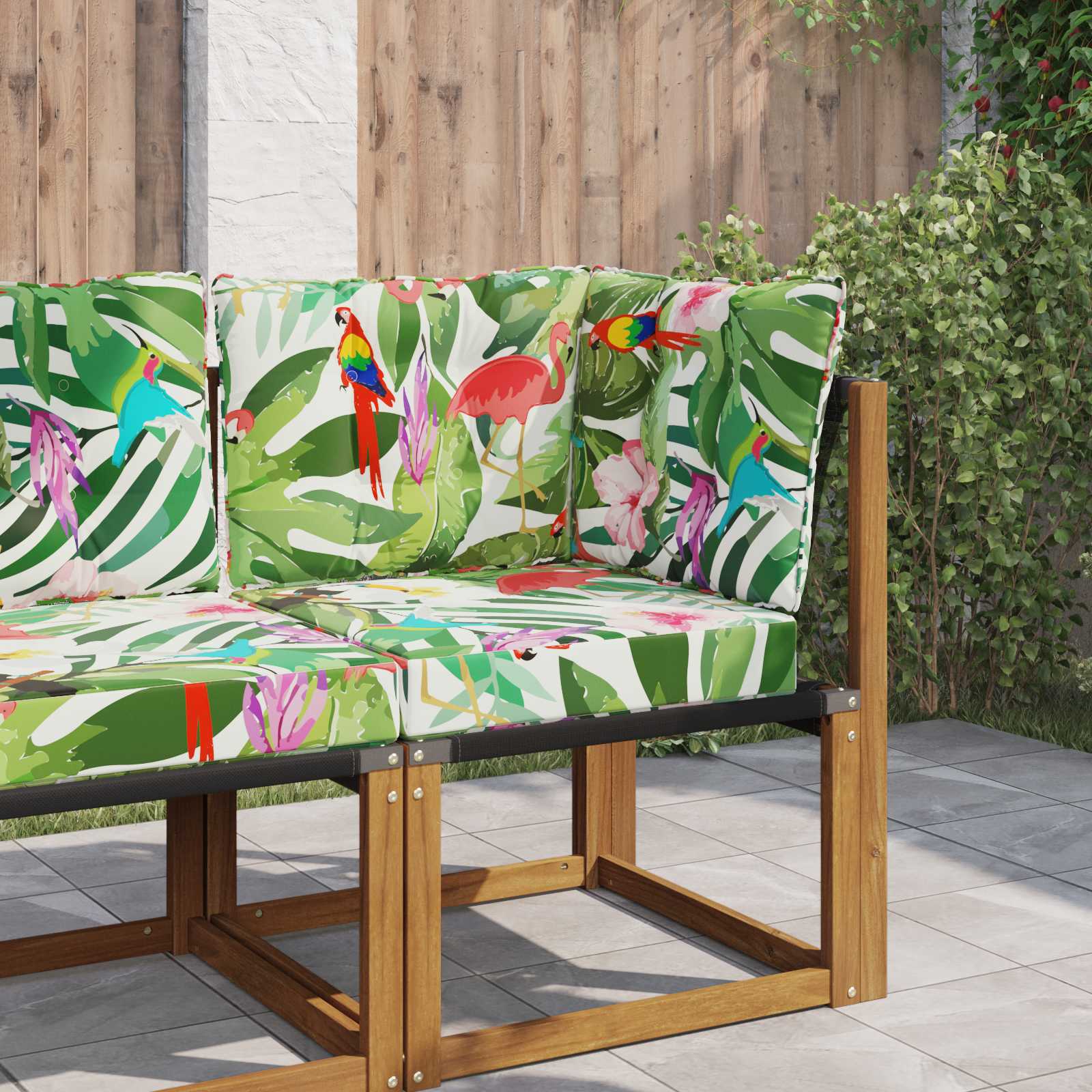 Udendørs Sofa Pude 3 pcs farverig Polyester