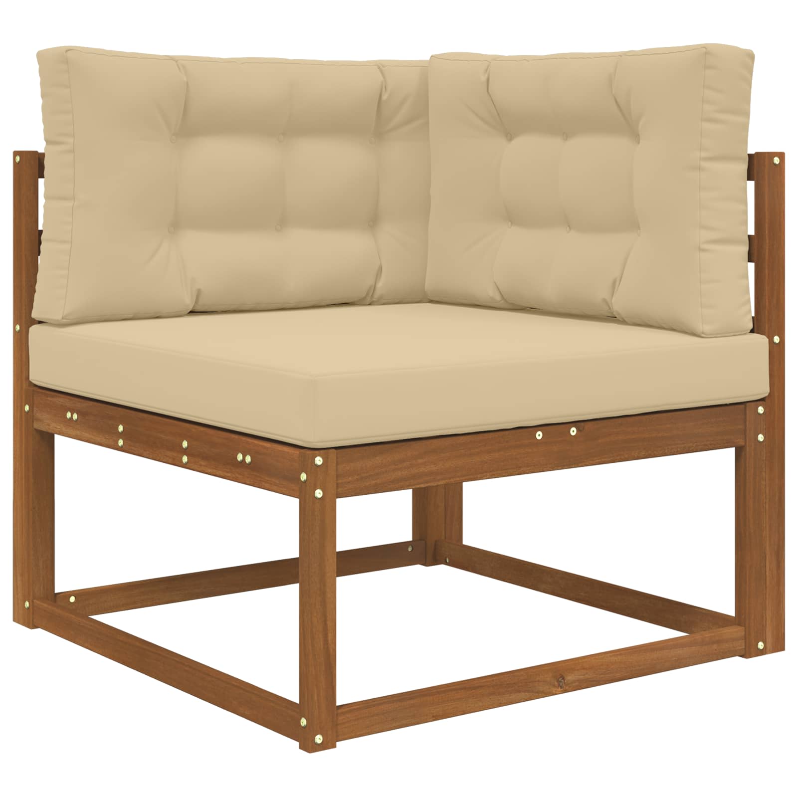 Udendørs Sofa Pude 3 pcs Beige Polyester
