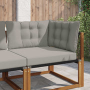 Udendørs Sofa Pude 3 pcs Grå Polyester