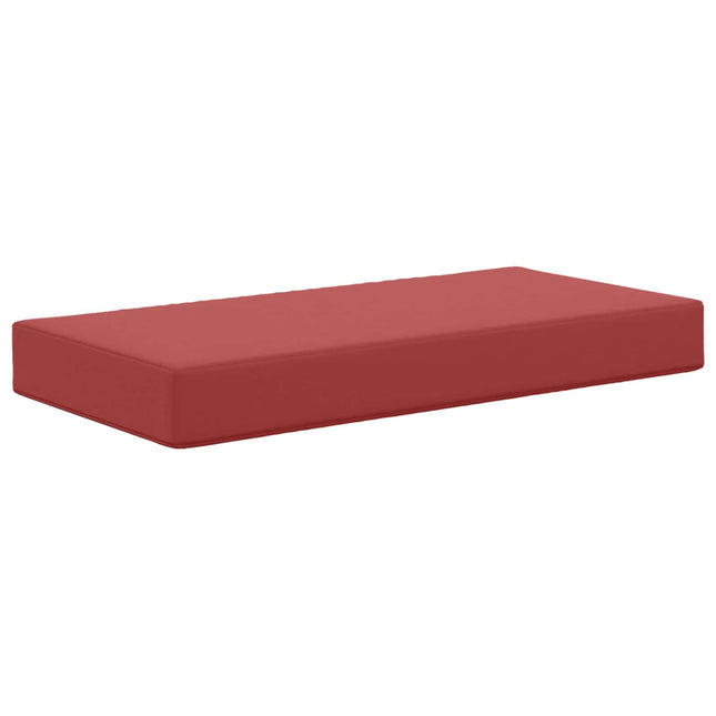 Udendørs Sædepude 100% polyester Vinrød 80 x 40 x 8 cm