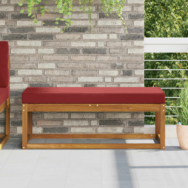 Udendørs Sædepude Vinrød 111,5 x 40 x 8 cm 100% polyester