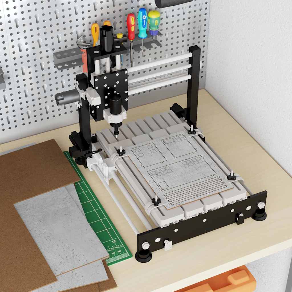 Dekor Panels 50 pcs Beton Grå 40 x 60 x 0,27 cm Konstrueret træ