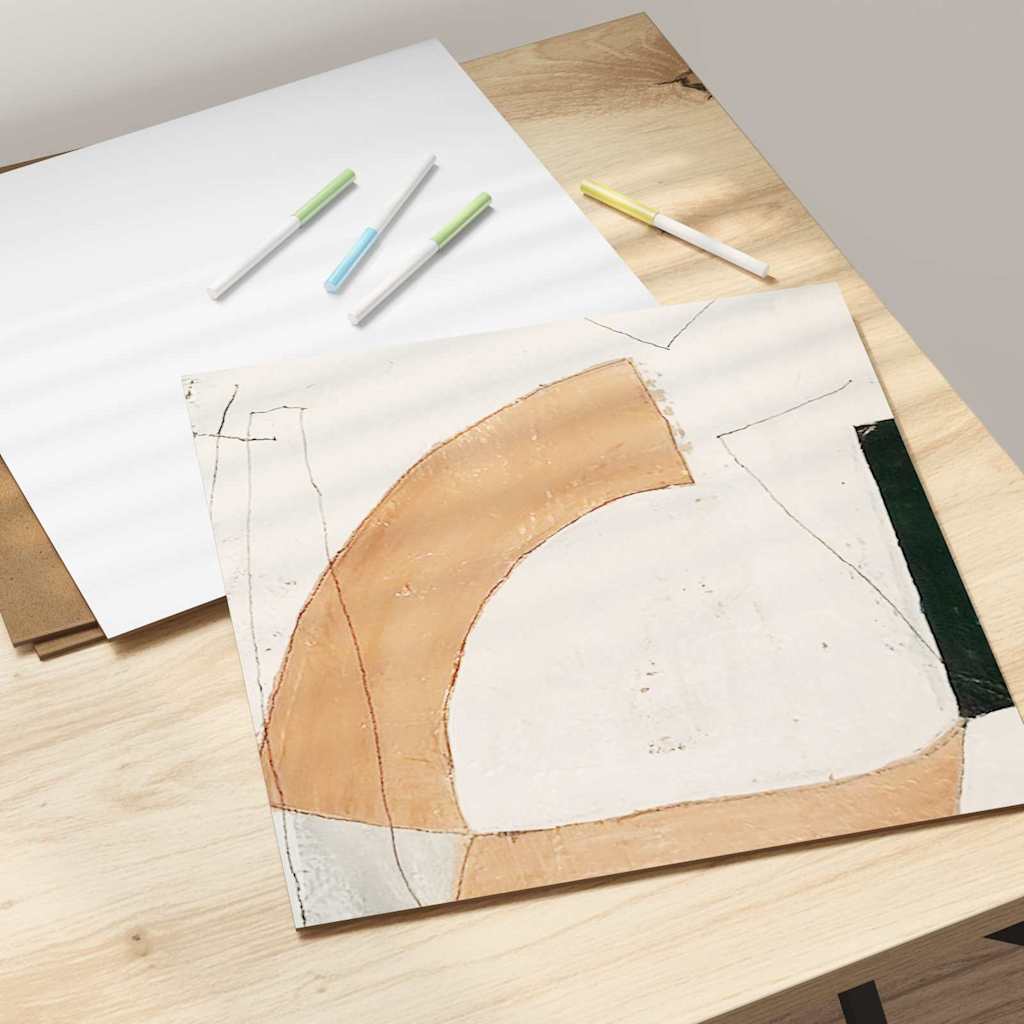 Dekor Panels 12 pcs Hvid 30 x 30 x 0,27 cm Konstrueret træ