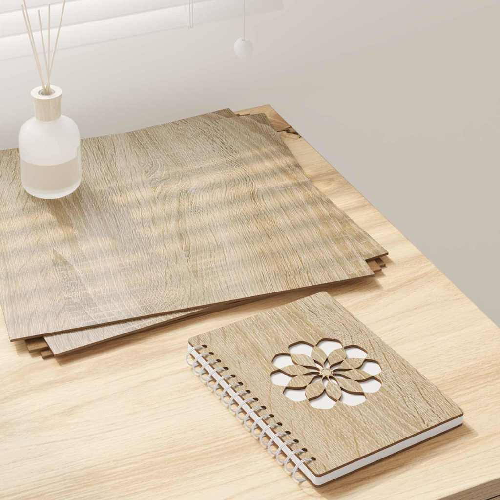 Dekor Panels 12 pcs Sonoma eg 30 x 30 x 0,27 cm Konstrueret træ