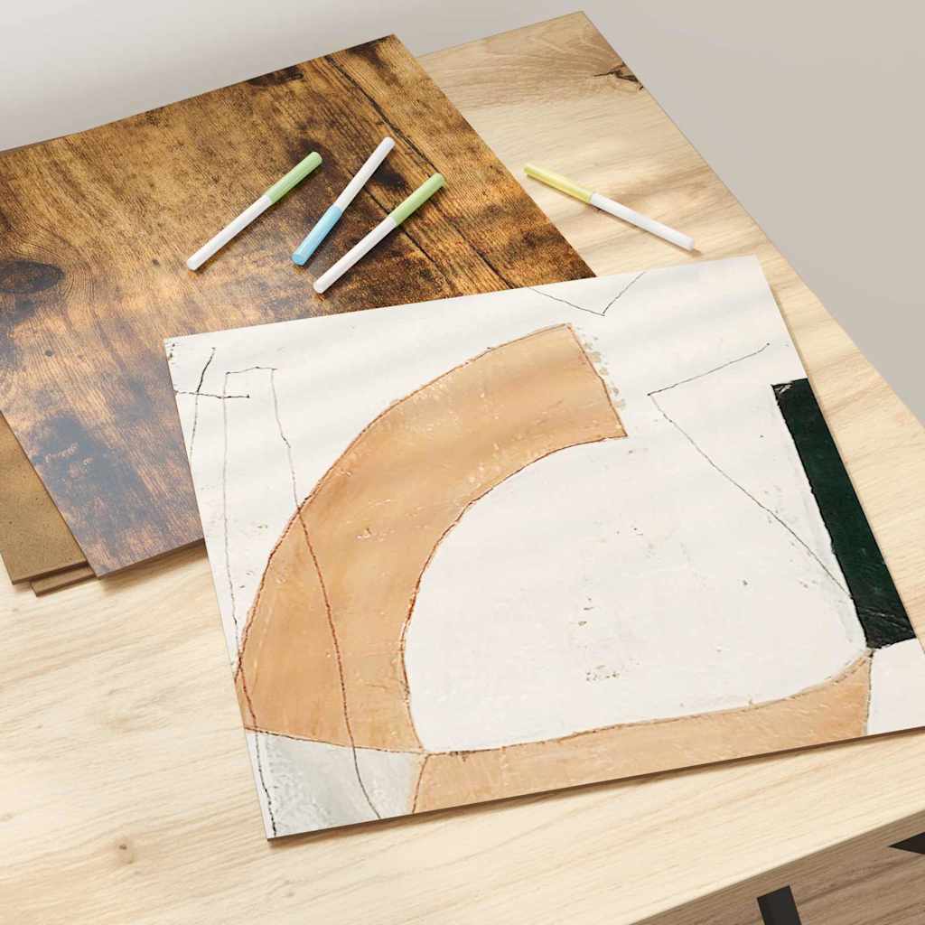 Dekor Panels 50 pcs Røget eg 30 x 30 x 0,27 cm Konstrueret træ