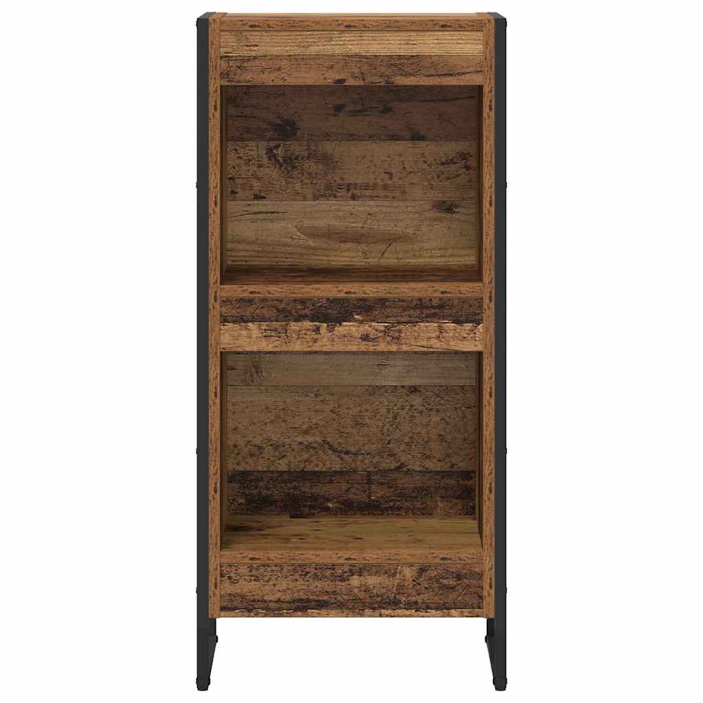 Bogskab Gammelt træ 40 x 30 x 86,5 cm Konstrueret træ