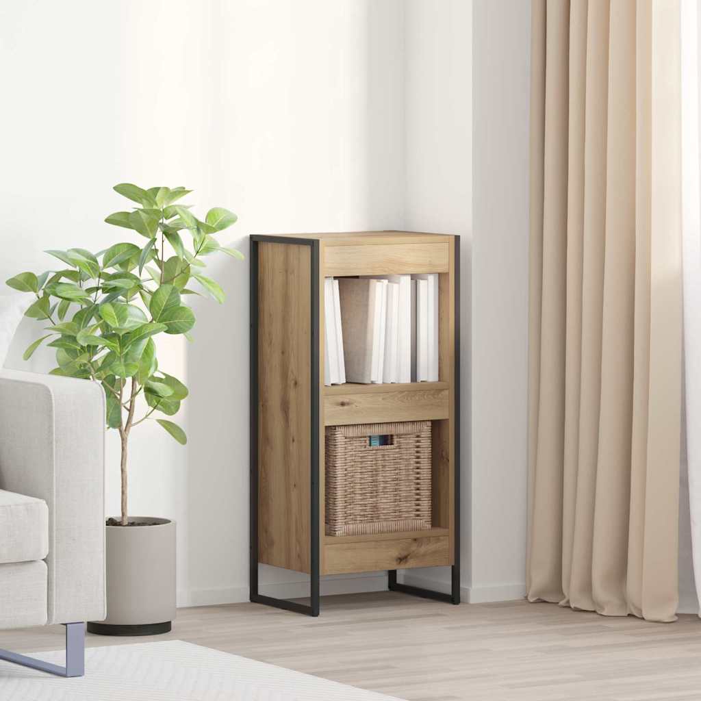 Bogskab i Artisan eg 40 × 30 × 86,5 cm - konstrueret træ, industrielt design