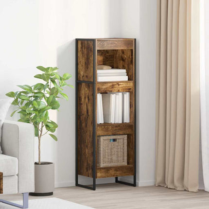 Bogskab Røget Eg 40 x 30 x 121 cm Konstrueret træ