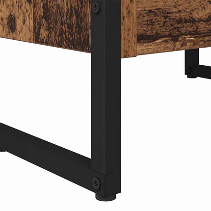 Bogskab 40 x 30 x 121 cm Konstrueret træ Gammelt træ