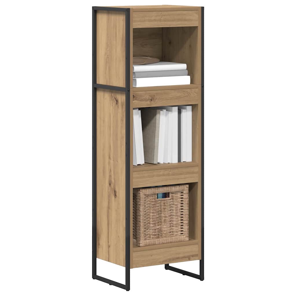 Bogskab Artisan eg 40 x 30 x 121 cm Konstrueret træ billede