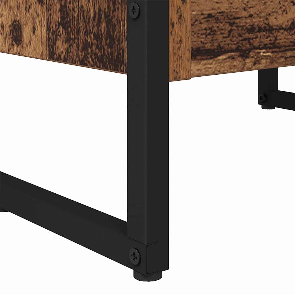 Bogskab Gammelt træ 80 x 30 x 155 cm Konstrueret træ