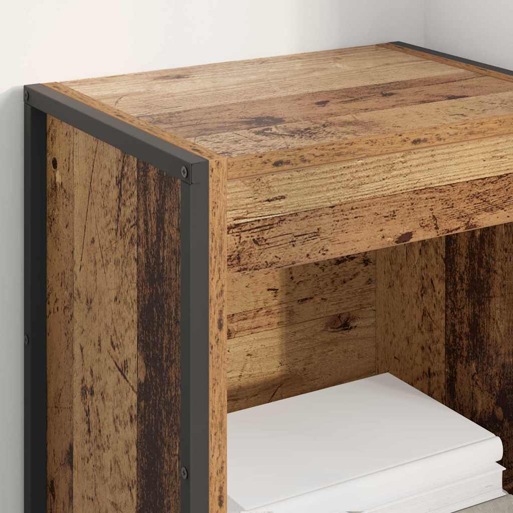 Bogskab Gammelt træ 80 x 30 x 155 cm Konstrueret træ