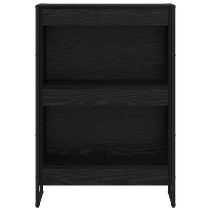 Bogskab Sort eg 60 x 30 x 86,5 cm Konstrueret træ