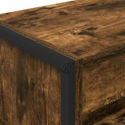 Bogskab 60 x 30 x 86,5 cm Konstrueret træ Røget Eg