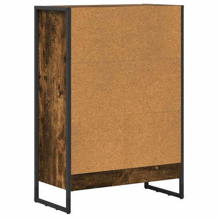 Bogskab 60 x 30 x 86,5 cm Konstrueret træ Røget Eg