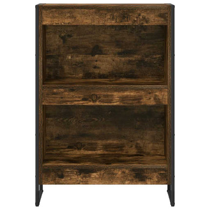 Bogskab 60 x 30 x 86,5 cm Konstrueret træ Røget Eg