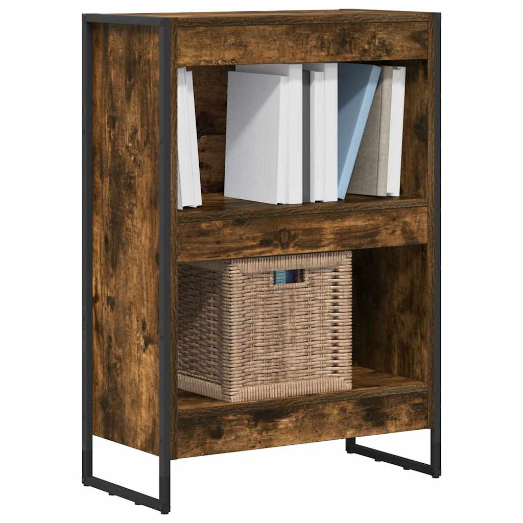 Bogskab Røget Eg 60 x 30 x 86,5 cm Konstrueret træ billede