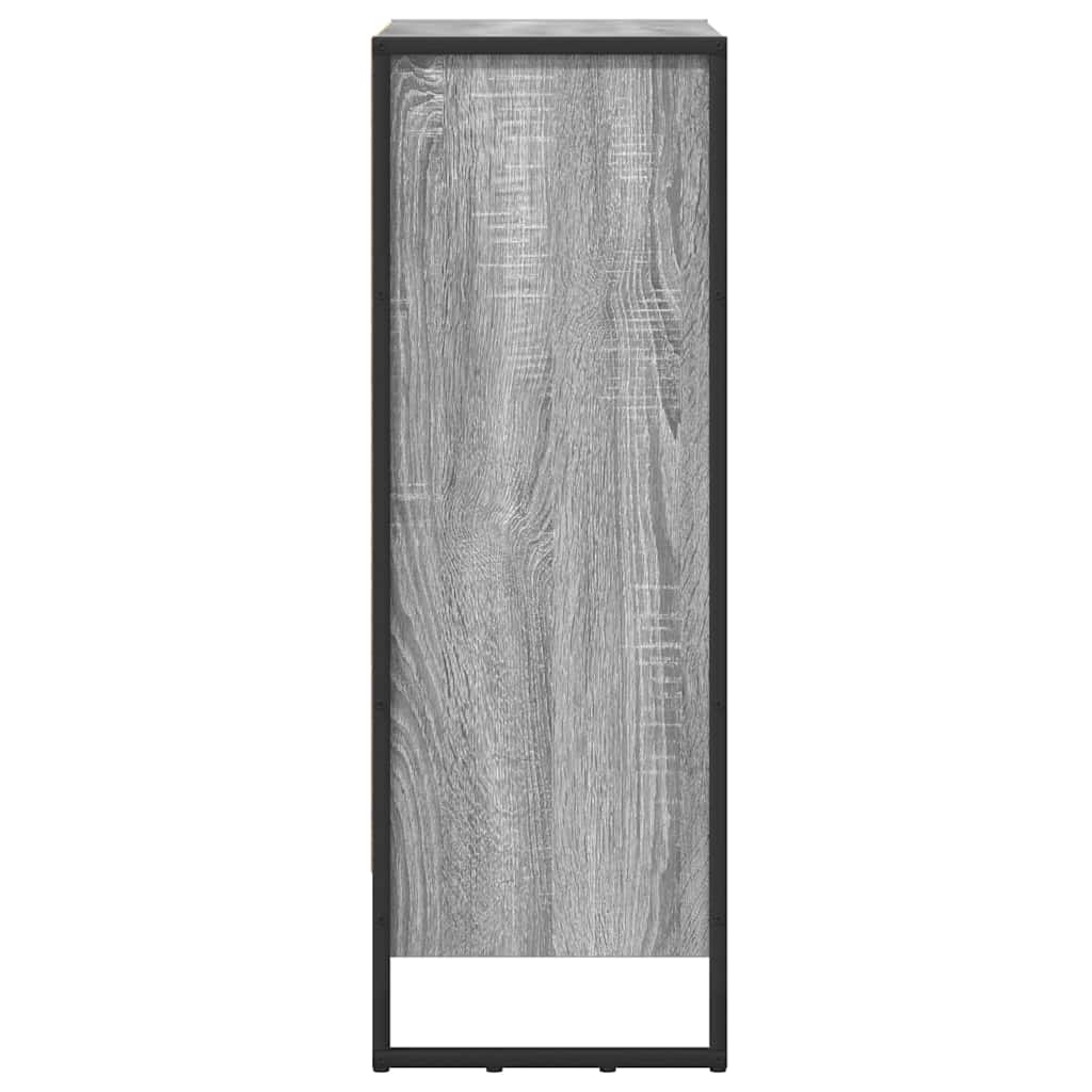 Bogskab Grå Sonoma 60 x 30 x 86,5 cm Konstrueret træ