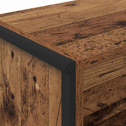 Bogskab 60 x 30 x 86,5 cm Konstrueret træ Gammelt træ