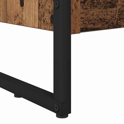 Bogskab 60 x 30 x 86,5 cm Konstrueret træ Gammelt træ