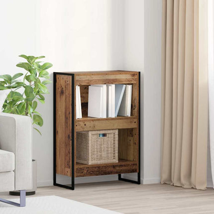 Bogskab 60 x 30 x 86,5 cm Konstrueret træ Gammelt træ