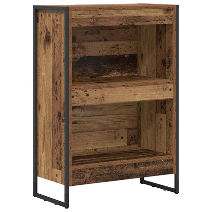 Bogskab 60 x 30 x 86,5 cm Konstrueret træ Gammelt træ