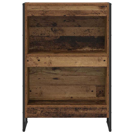 Bogskab 60 x 30 x 86,5 cm Konstrueret træ Gammelt træ