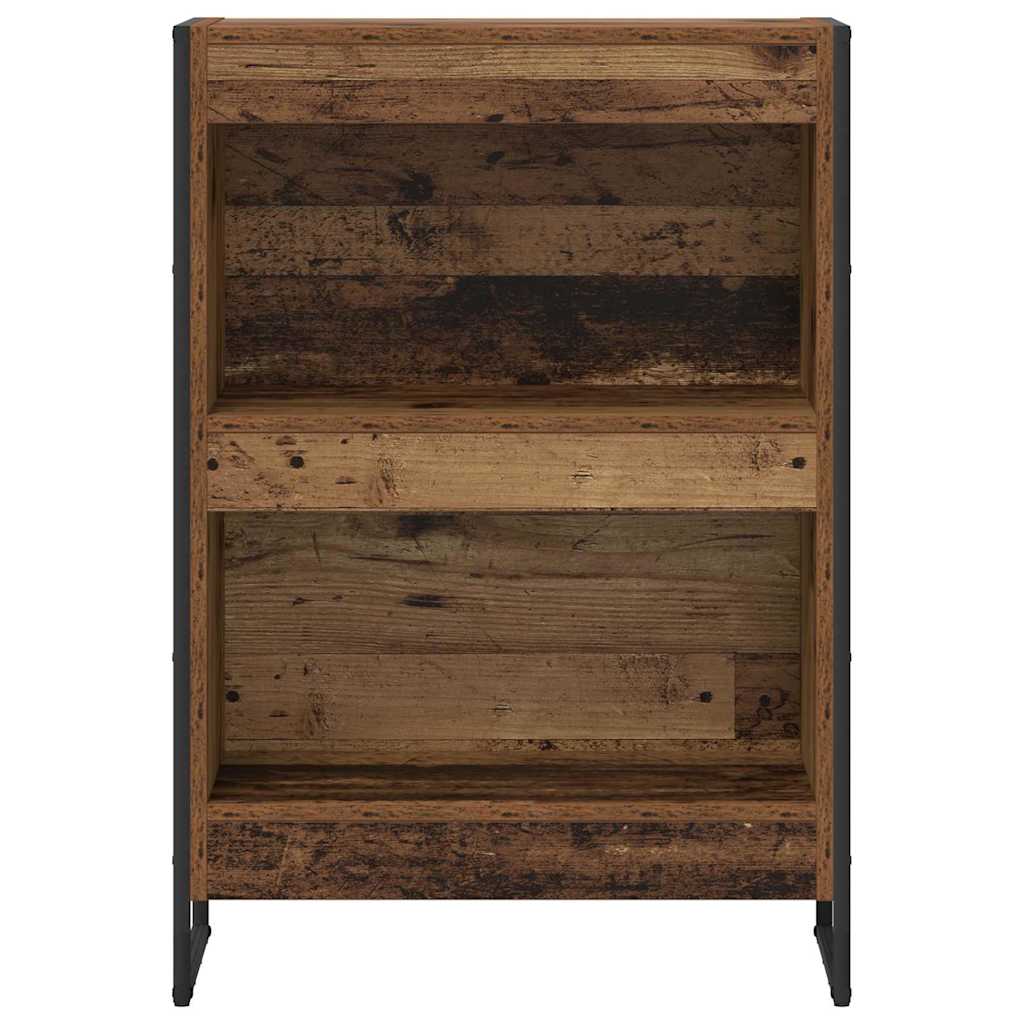 Bogskab Gammelt træ 60 x 30 x 86,5 cm Konstrueret træ