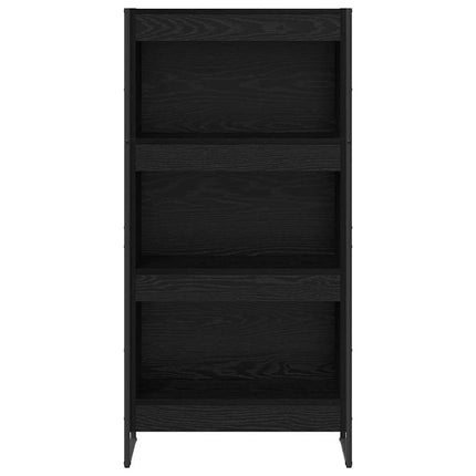 Bogskab 60 x 30 x 121 cm Konstrueret træ Sort eg
