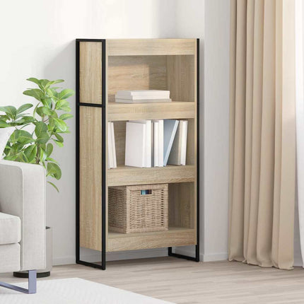 Bogskab 60 x 30 x 121 cm Konstrueret træ Sonoma