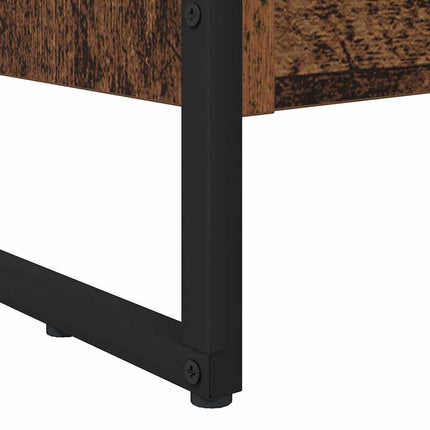 Bogskab 60 x 30 x 121 cm Konstrueret træ Gammelt træ