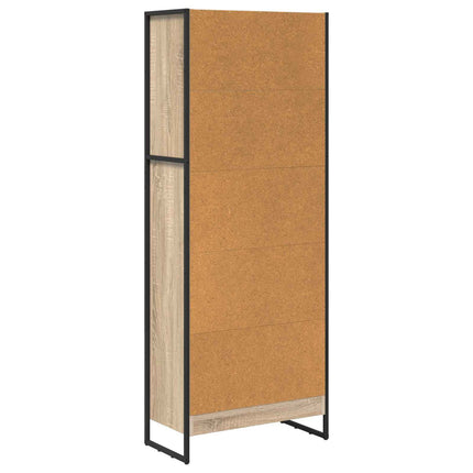 Bogskab 60 x 30 x 155 cm Konstrueret træ Sonoma