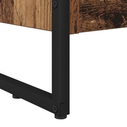 Bogskab 60 x 30 x 155 cm Konstrueret træ Gammelt træ