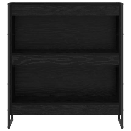 Bogskab 80 x 30 x 86,5 cm Konstrueret træ Sort eg