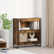 Bogskab Røget Eg 80 x 30 x 86,5 cm Konstrueret træ