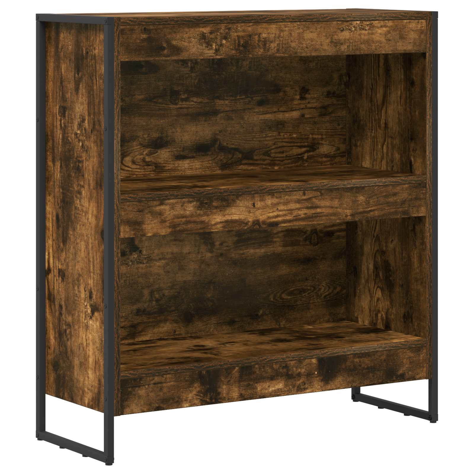Bogskab Røget Eg 80 x 30 x 86,5 cm Konstrueret træ