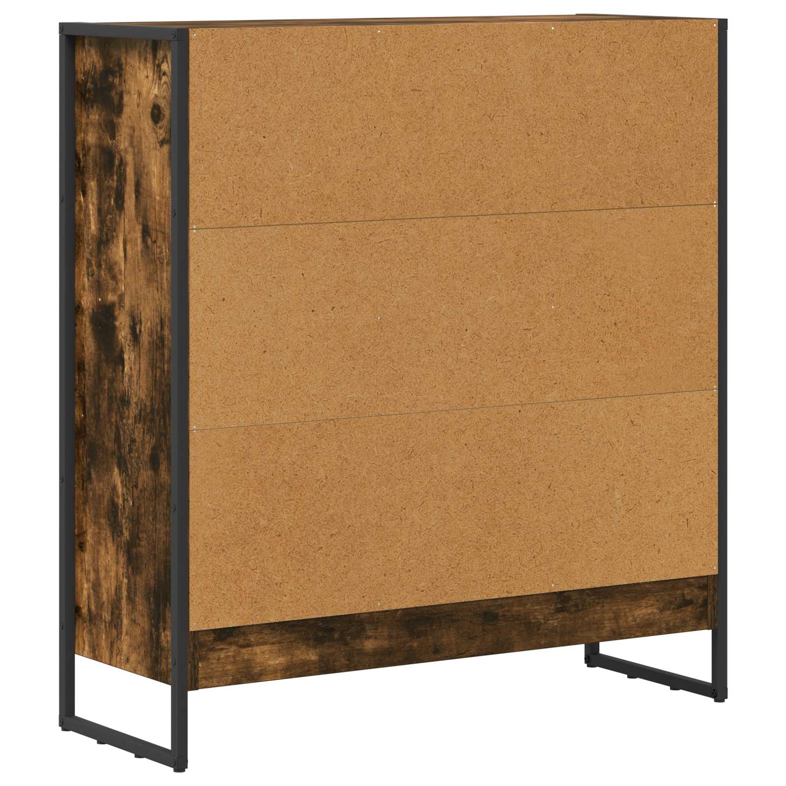 Bogskab Røget Eg 80 x 30 x 86,5 cm Konstrueret træ