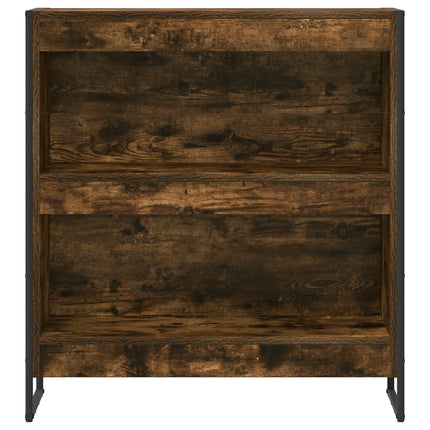 Bogskab Røget Eg 80 x 30 x 86,5 cm Konstrueret træ