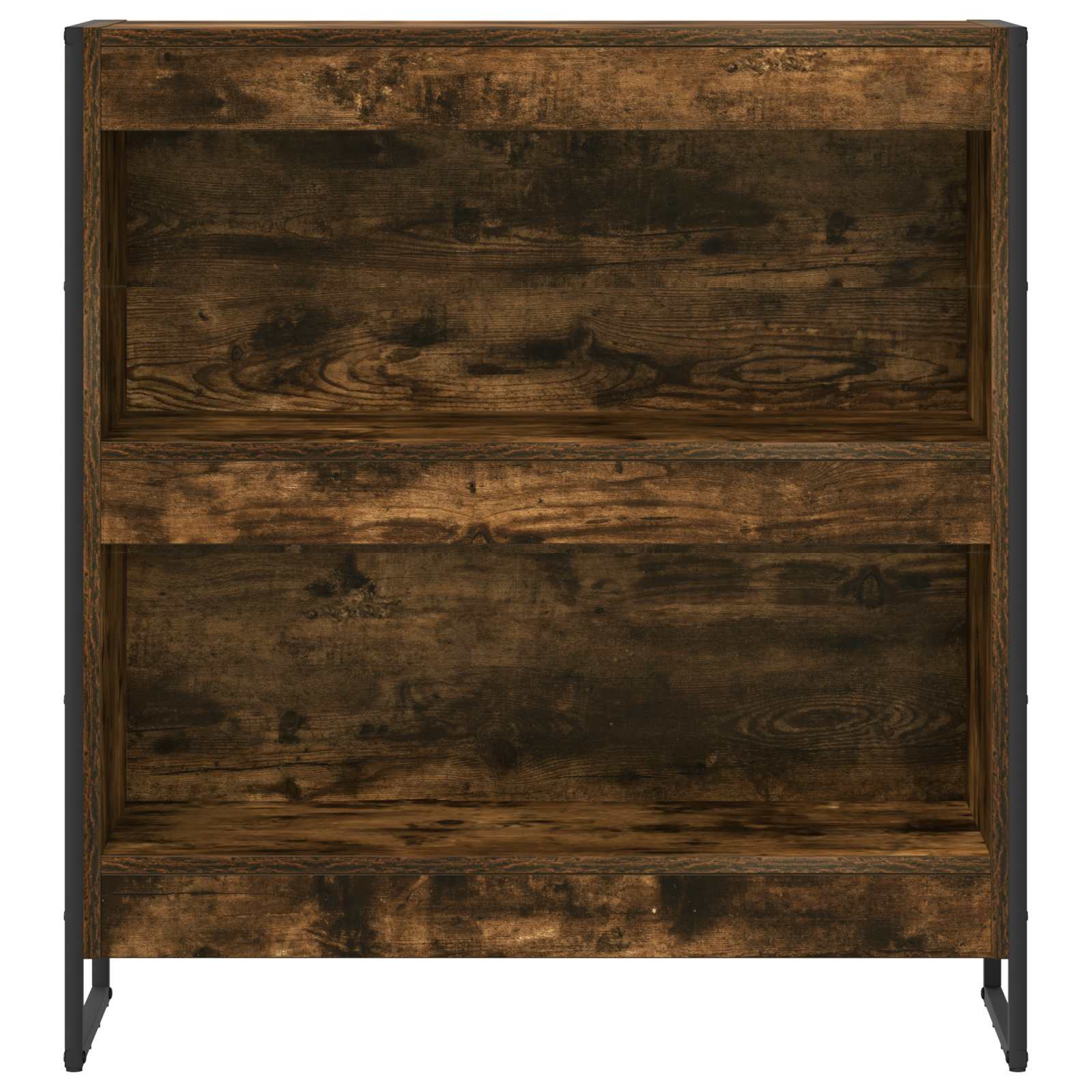 Bogskab Røget Eg 80 x 30 x 86,5 cm Konstrueret træ