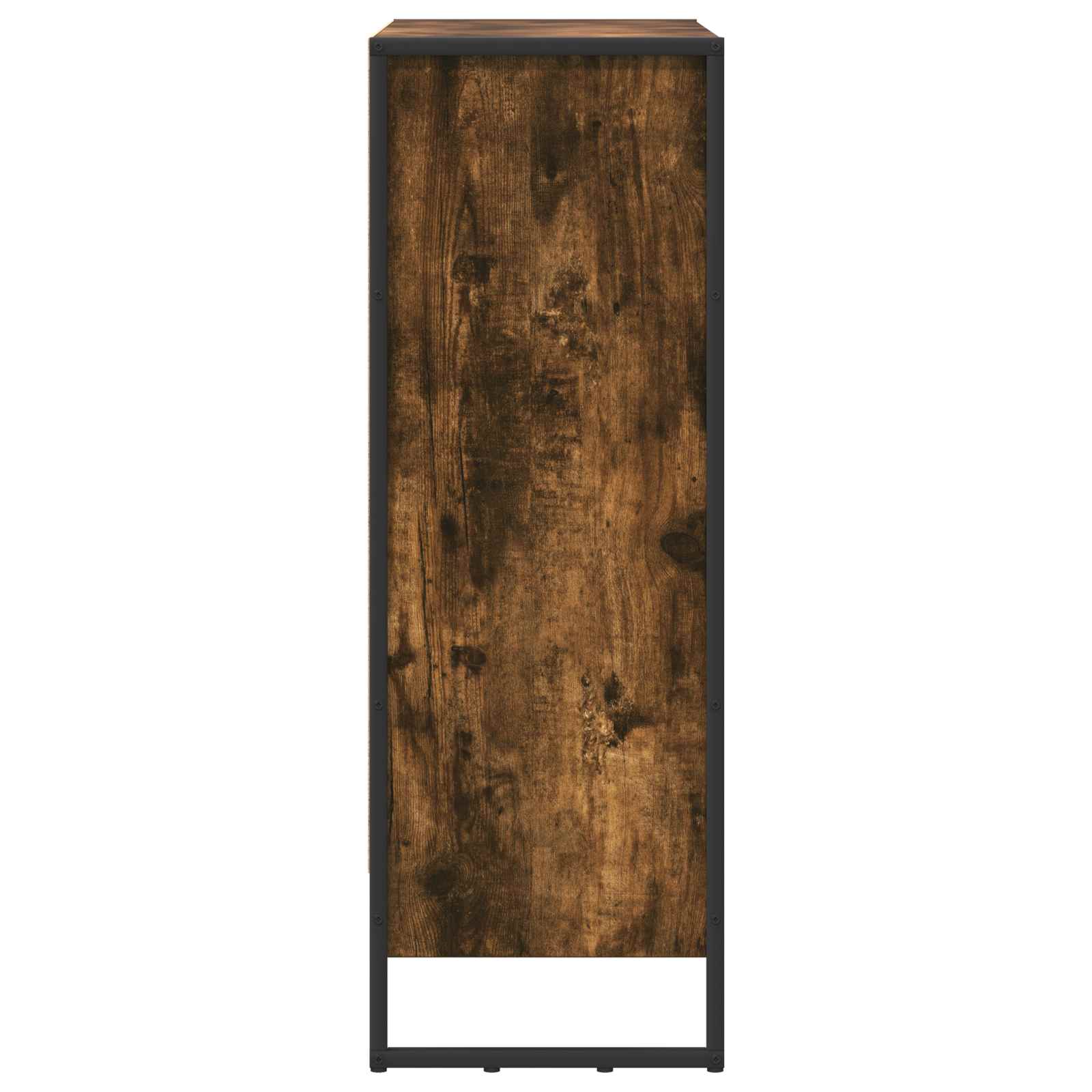 Bogskab Røget Eg 80 x 30 x 86,5 cm Konstrueret træ