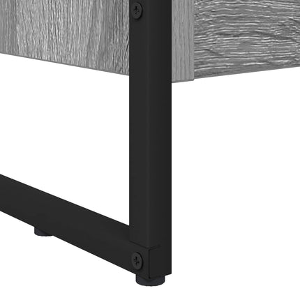 Bogskab 80 x 30 x 86,5 cm Konstrueret træ Grå Sonoma