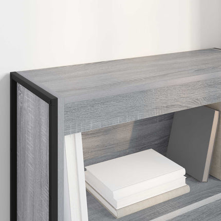 Bogskab 80 x 30 x 86,5 cm Konstrueret træ Grå Sonoma