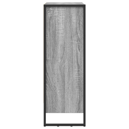 Bogskab 80 x 30 x 86,5 cm Konstrueret træ Grå Sonoma