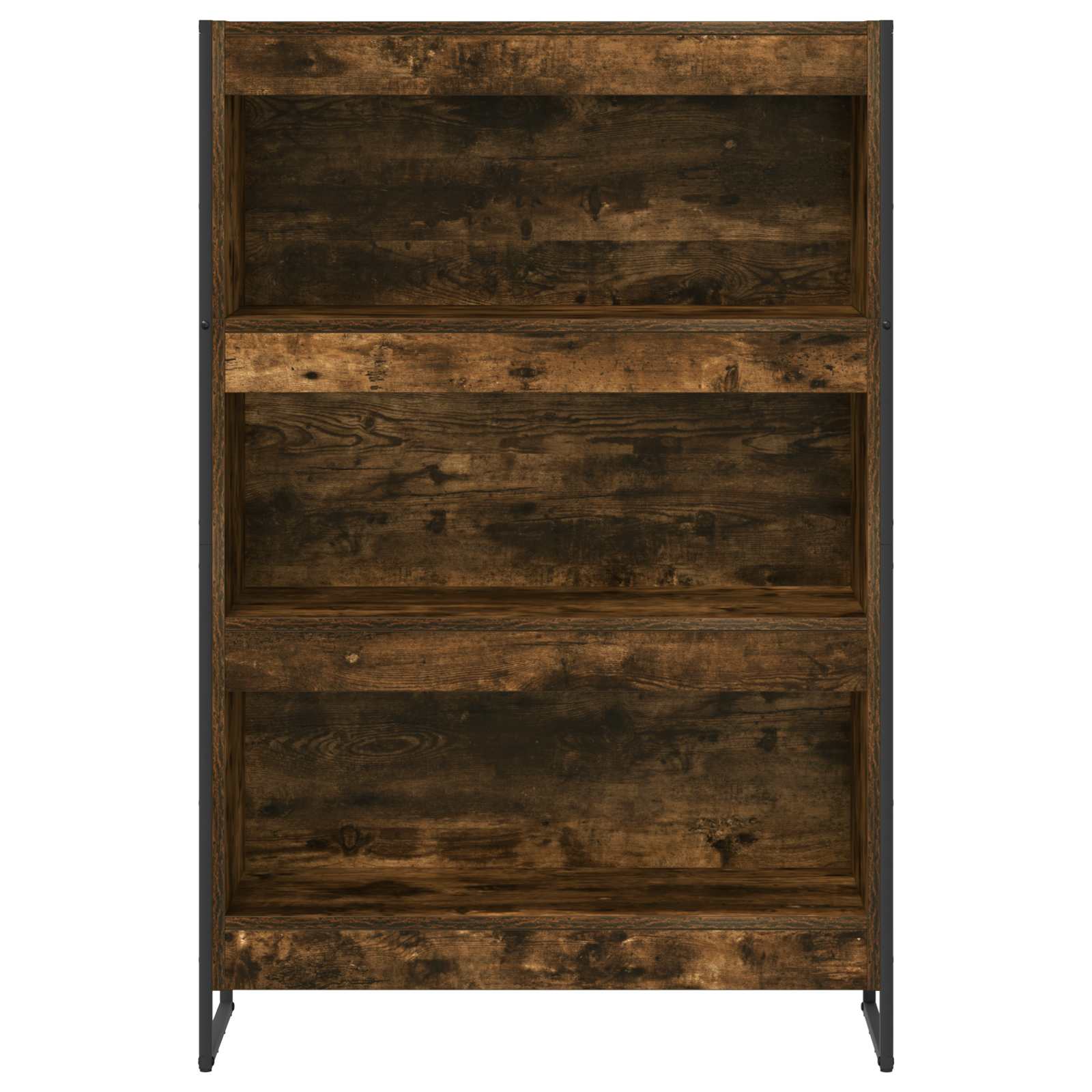 Bogskab Røget Eg 80 x 30 x 121 cm Konstrueret træ