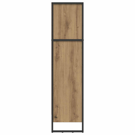 Bogskab 80 x 30 x 121 cm Konstrueret træ Artisan eg