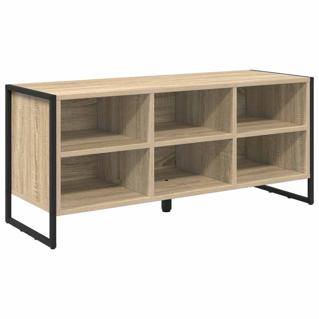 Sko skab med opbevaring Sonoma 100 x 35 x 44 cm Konstrueret træ
